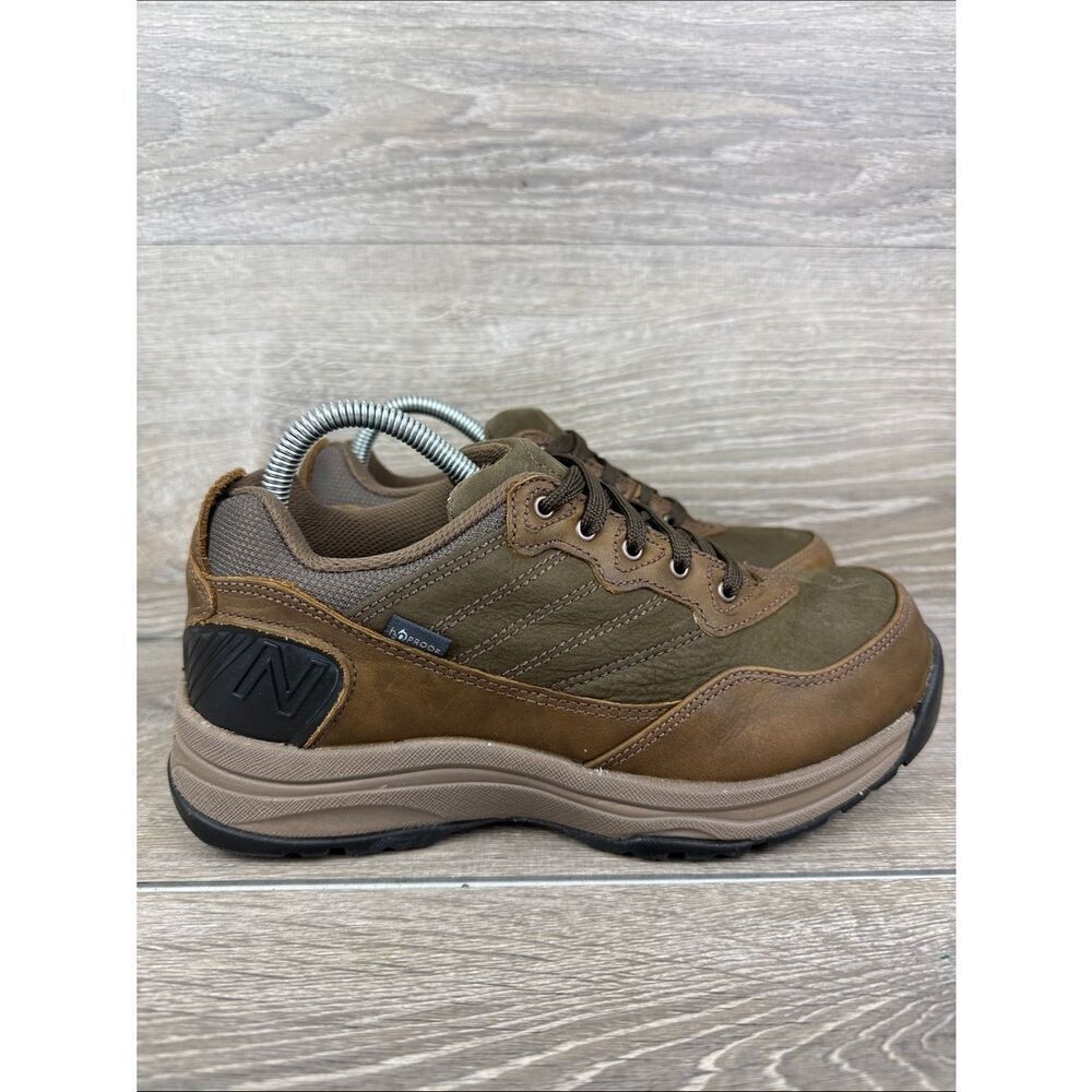 New Balance 968 Women’s Sz 7.5 Wide Waterproof Brown Leather Low Lace Up Sneaker